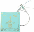 Violin Strings Full Set, Violin Strings Replacement, Carbon Steel Core, Medium Tension,Long-Lasting Durability & Rich Tone - For All Levels (4/4 Gold E) Fiddle String