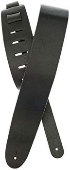 D'Addario Accessories Leather Guitar Strap - Guitar Accessories - Electric Guitar Strap, Acoustic Guitar Strap, Acoustic Electric Guitar Strap & Bass Guitar Strap - Classic Style - Black