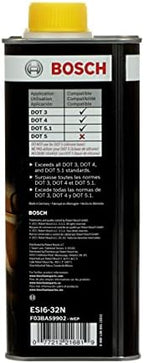 BOSCH ESI6-32N Brake Fluid (Direct Replacement for DOT 3, DOT 4, and DOT 5.1) - 1 Quart