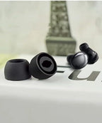 6Pair Upgraded Eartips Set with Dust Gaurd Net for Galaxy Buds Pro Earbuds,Replacement Silicone Ear Tips for Samsung Galaxy Buds Pro(SM-190) Fit in Charging Case-Black