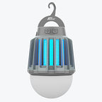 Wisely Bug Zapper Outdoor/Indoor Electric, USB-C Rechargeable Mosquito Killer Lantern Lamp, Portable Insect Electronic Zapper Indoor Trap, with LED Light 1PK Slate