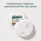 Pura Smart Fragrance Diffuser - Aromatherapy Diffuser for Bedrooms & Living Rooms - Diffusers for Home That Holds Two Scents - Fragrance Diffuser for Home Scent - Room Scent Diffuser with Nightlight