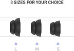 Delidigi 6 Pairs Ear Tips for AirPods Pro 2 and AirPods Pro, Silicone Earbuds Earplug Replacement Accessories Fit in The Charging Case S/M/L Size(Black)