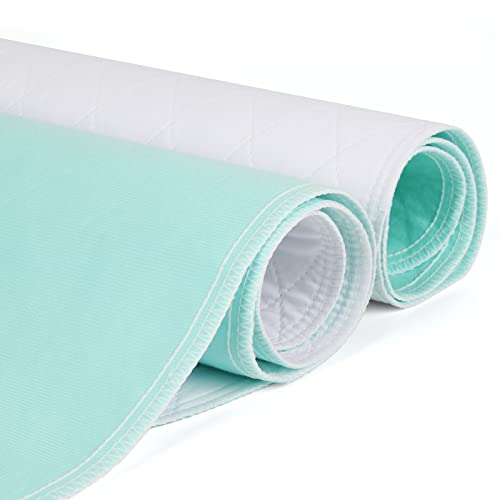 CoolShields Waterproof Bed Pads, Incontinence Waterproof Mattress Pads for Elderly & Adults, Bed Pads Washable Waterproof for Kids, Waterproof Mattress Protectors for Bed - 34" x 52" (3 Pack)