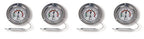 Cooper-Atkins 6812-01-3 Vapor Tension Panel Thermometer with Back Flange, NSF Certified, -40/60°F Temperature Range (4)