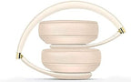SoloWIT Replacement Ear Pads Cushions for Beats Studio 2 & Studio 3 Wired & Wireless Headphones, Earpads with Soft Protein Leather, Noise Isolation Memory Foam, Added Thickness - Sand