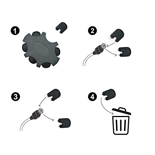 for Starkey Hear Clear Hearing Aid Wax Guards Filters Replacement (1.2mm) Compatible with All Starkey Hearing Aids Models Hearing Aid Accessories Replacement (oticon 24-pcs)