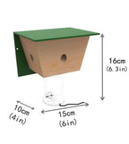 Best Bee Brothers Carpenter Bee Traps for Outside - Best Bee Carpenter Bee Trap, Wood Bee Traps - Professional-Grade Carpenter Bee Traps for Outdoors Hanging - Bee Catchers for Outside (2 Pack)