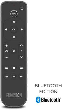 Function101 F101-ATVRM-BT Bluetooth Replacement Button Remote for Apple TV | BLE and Infrared Connectivity | 2 AAA Batteries Included
