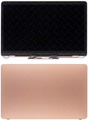 LCDOLED Replacement 13.3 inches 2560x1600 Full LCD Screen Complete Top Assembly for MacBook Air Retina 13" A1932 Late 2018 2019 EMC 3184 MRE82 MREA2 MVFH2 MVFJ2 (Rose Gold)