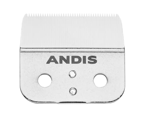 Andis 04604 Outliner II Trimmer Replacement Blade – Made of Stainless and Carbon Steel, Close-Cutting Square Blade, Deep Tooth Blade for Crisp Outlines & Designs - for GO & GTO Trimmers, Silver