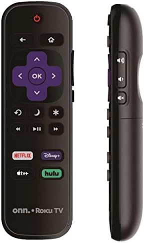 OEM Replacement Remote Control Compatible with All ONN. Roku TV Smart 4K Ultra HDTV 【Only Works with Onn. Roku TV, Not for Roku Stick and Roku Box】 (Netflix/Disney Plus/Apple TV+ / Hulu)