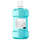 Listerine Cool Mint Antiseptic Mouthwash, Daily Oral Rinse Kills 99% of Germs That Cause Bad Breath, Plaque and Gingivitis for a Fresher, Cleaner Mouth, Cool Mint Flavor, 1.0 L, Pack of 2