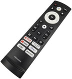 OEM Replacement Remote Control for All Hisense UHD 4K ULED Smart Google TVs with Voice Control 43A6H 50A6H 55A6H 65A6H 75A6H 50U6H 55U6H 65U6H 75U6H75U8H (Netflix/Prime/YouTube/Disney+/Tubi/Peacock)