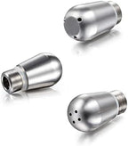 Coffee Maker Steam 3&4 Hole Nozzle 304 Stainless Steel Multiple Holes Tip Milk Foam Spout for Breville 8 Series Espresso Machine Steam Wand Tip Part Replacement