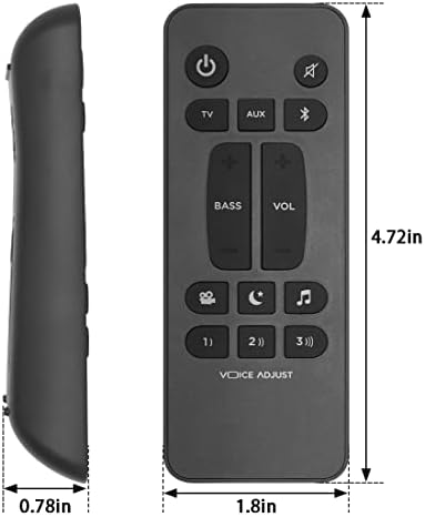 Polk Audio Universal Soundbar Remote Control Replacement for Signa S1, S2, S3, S4 Ultra-Slim Sound Bar