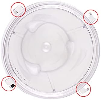Anbige Replacement Parts for Ninja Blender, 16oz Cup with Lid Compatible with Ninja BL770 BL660 BL810 QB3000 All Pro 4 Tab Blenders (2 cups + 2 sip&seal lids)