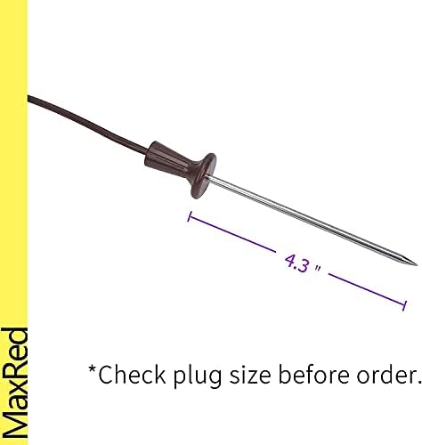 9755542 Meat Probe Thermometer Thermistor Replacement for Whirl-Pool, KitchenAid, Kenmore, Maytag, Amana, Admiral, Roper, Estate, Inglis, Magic Chef, Dacor Range Stove, Wall Oven, Grill