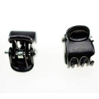 100pc/pack 1cm Hair Claws Clip for Women Girls Plastic Mini Hairpin Hair Clip Clamp Hair Accessories Gifts (100pcs black)