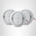 Kidde Hardwired Smoke & Carbon Monoxide Detector for Home, Interconnectable, AA Battery Backup, 3-Pack