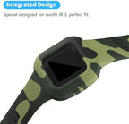 RuenTech Compatible with Garmin Vivofit jr 3 Bands, Replacement Silicone Wristband Camouflage Watch Straps for Vivofit jr. 3 Fitness Tracker