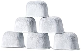 6-pack Replacement Charcoal Water filter Cartridges with Starter Kit Combo for Keurig single brewing system and some models of Breville
