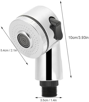 Sprayer Head for Shampoo Bowl Side Control Button Sprayer Head for Pedicure Chair Spa, Sink Replacement Sprayer Head Part with Stainless Steel Filter Nozzle for Salon Hairdressers Barber Shop