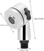 Sprayer Head for Shampoo Bowl Side Control Button Sprayer Head for Pedicure Chair Spa, Sink Replacement Sprayer Head Part with Stainless Steel Filter Nozzle for Salon Hairdressers Barber Shop