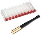 Denicotea Lady Ejector Series Cig Holder with Filter Slot & 10 Free Filters - Black - Add Style and Sophistication - Avoid Stained Lips & Fingers - German Engineering