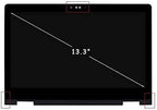 13.3" LCD Replacement for Dell Inspiron 13 5368 i5368 5378 i5378 5379 i5379 P69G P69G001 CD3Q3C2 B133HAB01.0 NV133FHM-A11 Touch Screen FullHD LED Display Assembly with Bezel 40 pin