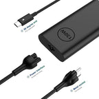 Replacement for Dell 130W Laptop Charger USB C Slim Adapter - XPS 17 15 7590 9700 9500 9510 Precision 5560 3560 5540 5570 5550 3561 3550 5510 5520 Latitude 7410 7310 7210 Type C Computer AC Power Cord