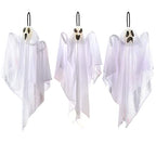 JOYIN 3 Pack Halloween Party Decoration 27.5" Hanging Ghosts, Cute Flying Ghost for Front Yard Patio Lawn Garden Party Décor and Holiday Decorations