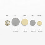 Cat Dog ID Tags Personalized 9 Corolla Styles Flower Wreath to Choose for Large Pets Collar Accessories Shiny Brass Copper Engraved Custom on Both Side