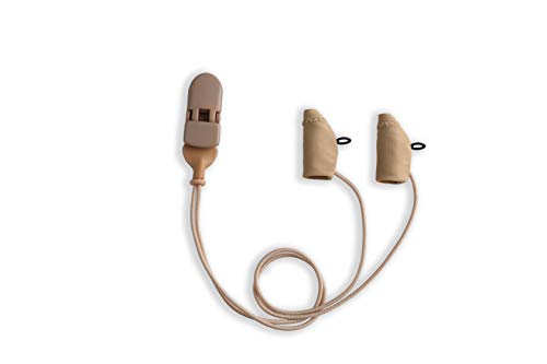 Ear Gear Micro Corded Eyeglasses – Protect Hearing Aids or Hearing Amplifiers from Dirt, Sweat, Moisture, Loss, Wind – Fits Hearing Instruments up to 1”