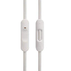 Replacement Audio Cable Cord Wire with in line Microphone and Control for Beats by Dr Dre Headphones Solo Studio Pro Detox Mixr Executive Pill (White)
