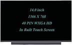 Replacement Laptop IPS HD 40 pin LCD Touch Screen Digitizer Display Panel L61949-001 NT140WHM-T02 NT140WHM-T00 B140XTK02.0 for HP 14-DQ0011DX 14-dq2013DX 14-DQ0011DX