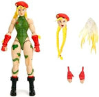Jada Toys – Street Fighter II Cammy Action Figure - 1:12 Scale Collectible - Includes Interchangeable Heads, Hands, and Accessories - Ages 13+ - Classic Video Game Nostalgia