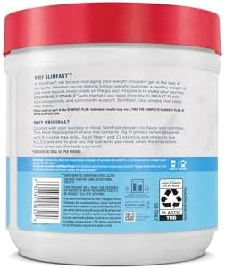 SlimFast Original Meal Replacement Powder, French Vanilla, Weight Loss Shake Mix, 10g of Protein, 14 Servings (Pack of 3) (Packaging May Vary)