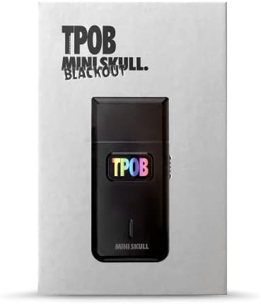 TPOB Mini Skull Single Shaver Compact Design That can fit in Your Pocket with a Turbo Charged Motor, Perfect for Both Professional and at-Home use (Black)
