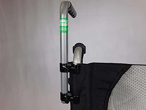 Push Wheelchair Handle Extender (300lbs Weight Capacity), Universal Wheelchair Accessories for Adults – Extendable Handle for Strollers – Adjustable Extender for Adults