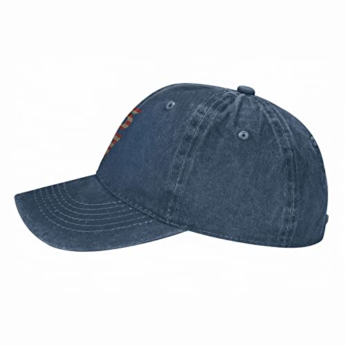 Trump 2024 Hat 45 47 Trump 2024 Hat for Women Baseball Hats with Design Cap Navy Blue