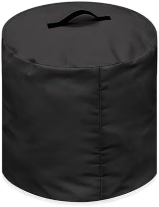 Black Dust Cover for 6 Quart Instant for Pot Washable Fabric Kitchen Appliance Protection Covers with Storage Pockets Soft Pressure Cooker Rice Cooker Decor Cover Extra Accessories