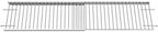 Uniflasy Universal Grill Warming Rack 19.7''- 32.3'', Top Grill Rack for Grill,fits Nexgrill,Dynaglo,Cuisinart, Monument 4/5 Burner Grill,Stainless Steel Upper Rack for Nexgrill Gas Grill Replacements