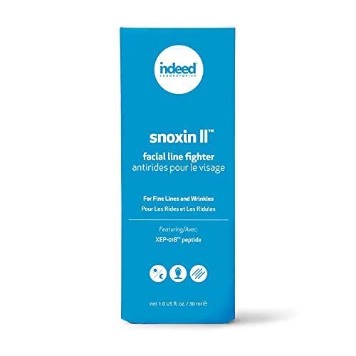 INDEED LABS Snoxin II: Clinically proven serum with Biomimetic peptide that relaxes facial muscles to soften lines and wrinkles. 30ml.