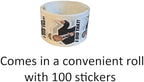 100-Pack Donald Trump I Did That Stickers Trump Stickers Roll 100 Pc Decal Dude