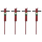 Rugged Ranch Professional Gopher Prod Tool, Red (4 Pack)