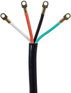 Certified Appliance Accessories 40-Amp Appliance Power Cord, 4 Prong Range Cord, 4 Wires with Eyelet Connectors, 4 Feet, Copper Wire