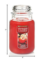 Yankee Candle Apple Pumpkin Candle, Classic Large Jar, Orange