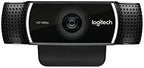 Logitech C922x Pro Stream Webcam Full 1080p HD Camera Background Replacement Technology for YouTube or Twitch Streaming (Renewed)
