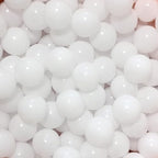 MoonxHome Ball Pit Balls for Toddlers, BPA Free Crush Proof Plastic Toy Balls for Ball Pit, Children's Pool Water Toys, Ideal Gift for Christmas Balls for Play Tent 2.15 Inch Pack of 100 Pure White